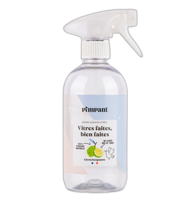 Bouteille spray vitres rechargeable - 500 mL