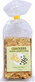 Crackers emmental courge origine pays-bas - 200 g
