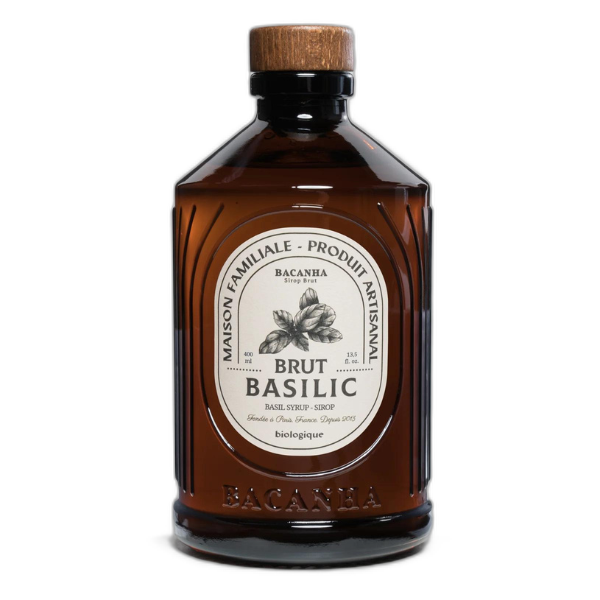 Sirop de basilic brut bio - 400 ml