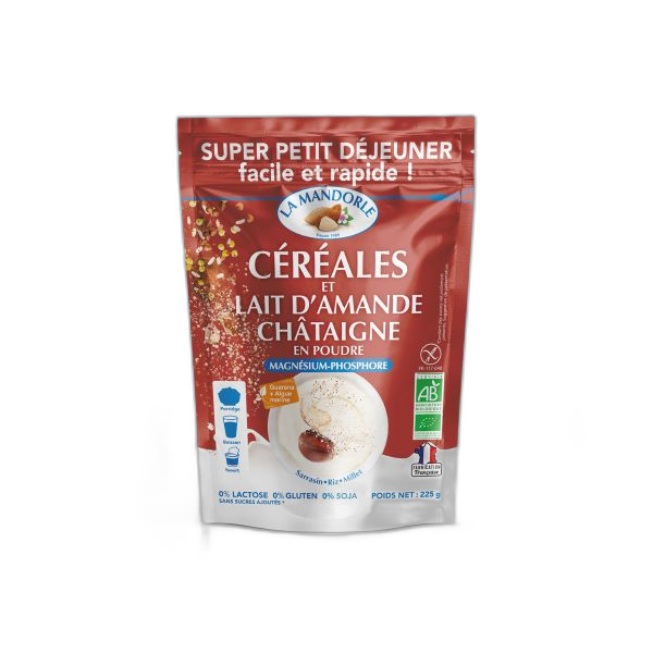 Préparation instantanée petit déjeuner châtaigne bio  - 225 g