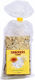 Crackers 3 graines origine pays-bas - 200 g