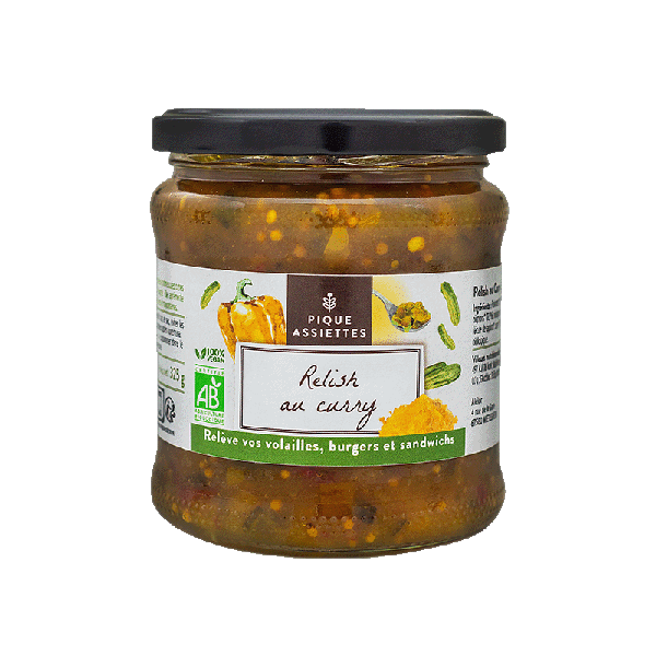 Relish au curry bio - 325 g