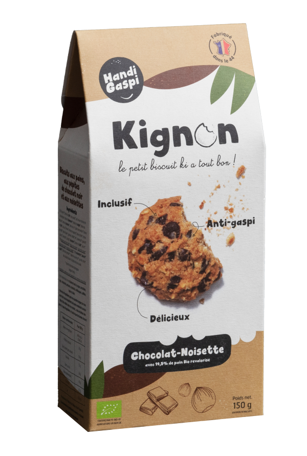 Biscuits chocolat noisettes bio (anti gaspi) - 150 g