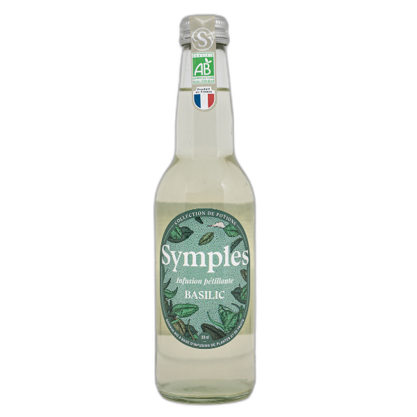 Infusion pétillante bio basilic - 33 cl