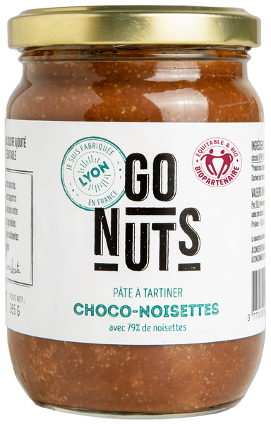 Pâte à tartiner choco 79% noisettes bio - 265 g