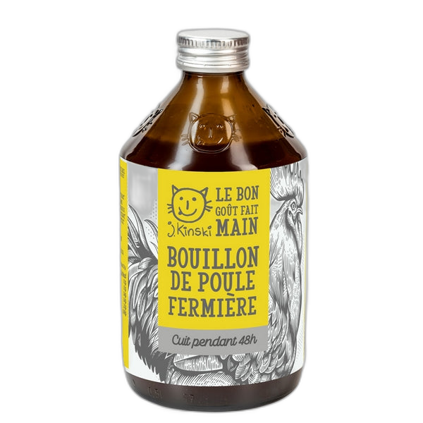 Bouillon de poules fermières bio - 525mL