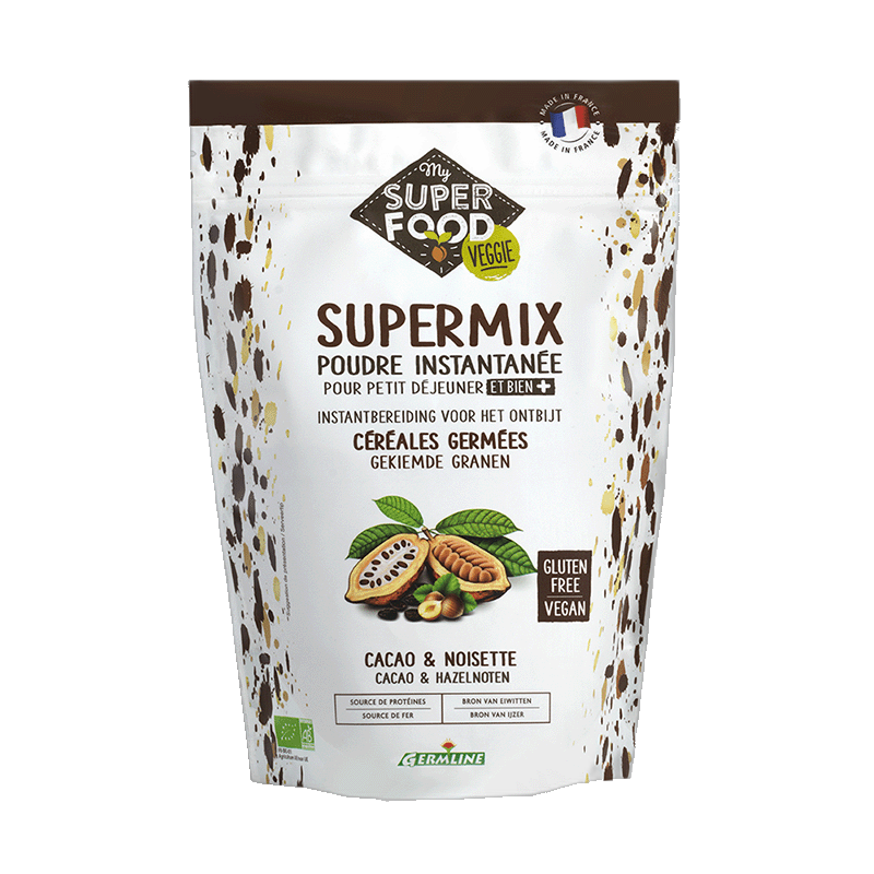 Supermix cacao & noisette bio - 350 g