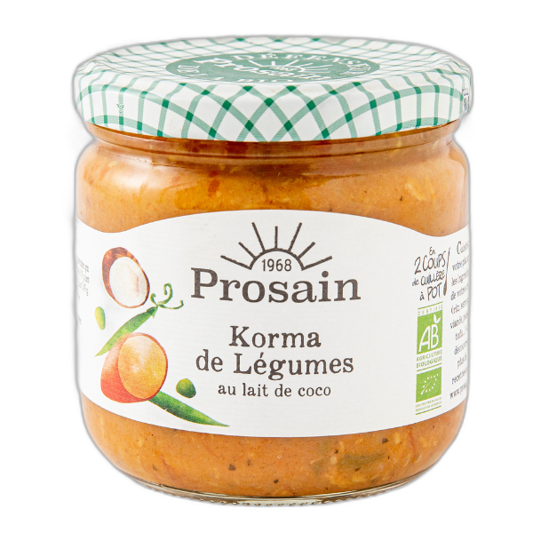 Korma de légumes bio - 350 g