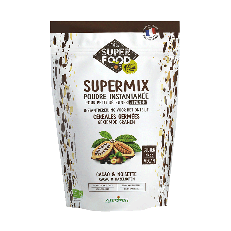 Supermix cacao & noisette bio - 350 g