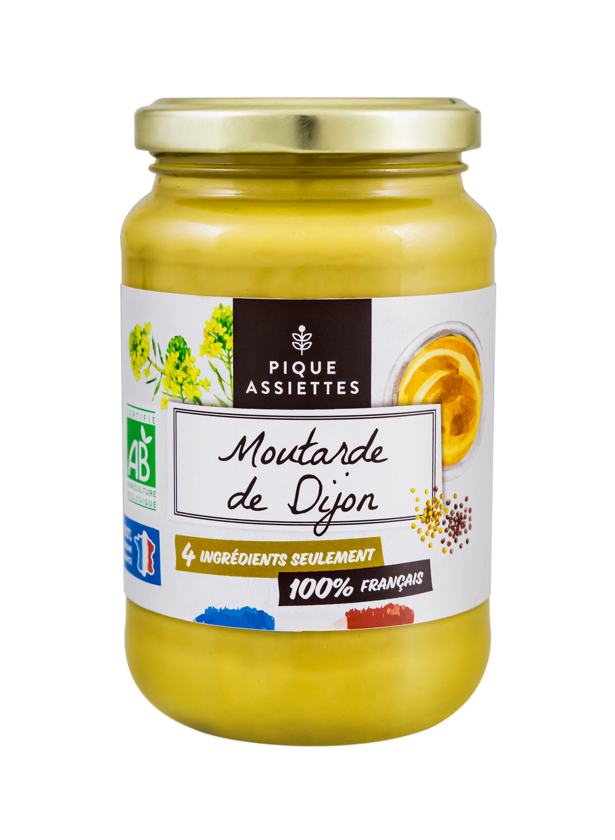 Moutarde de dijon bio - 350 g