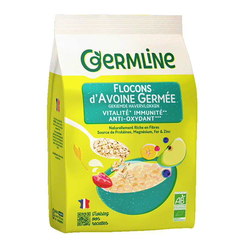 Flocons avoine germée bio - 350 g