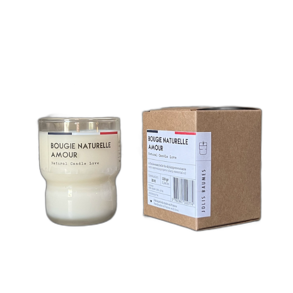 Bougie naturelle amour - 110 g