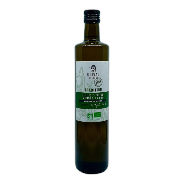 Huile d'olive vierge extra puissante bio (origine Portugal) - 75 cl