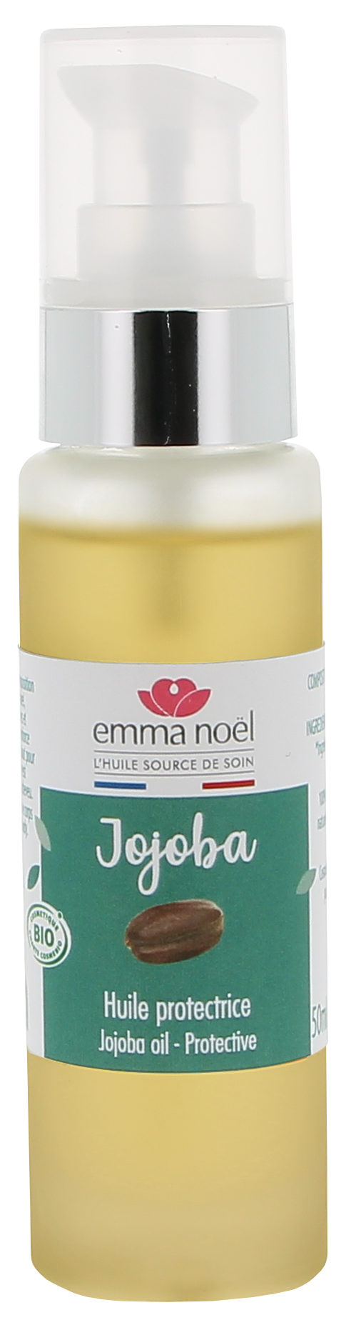 Huile vierge de jojoba bio - 50 mL