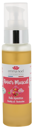 Huile vierge de rosier muscat bio - 50 mL