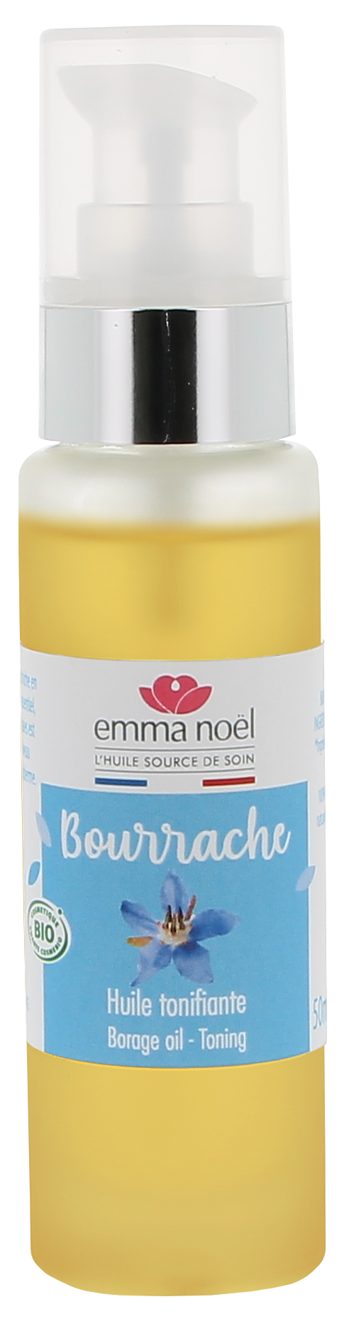 Huile vierge de bourrache bio - 50 mL