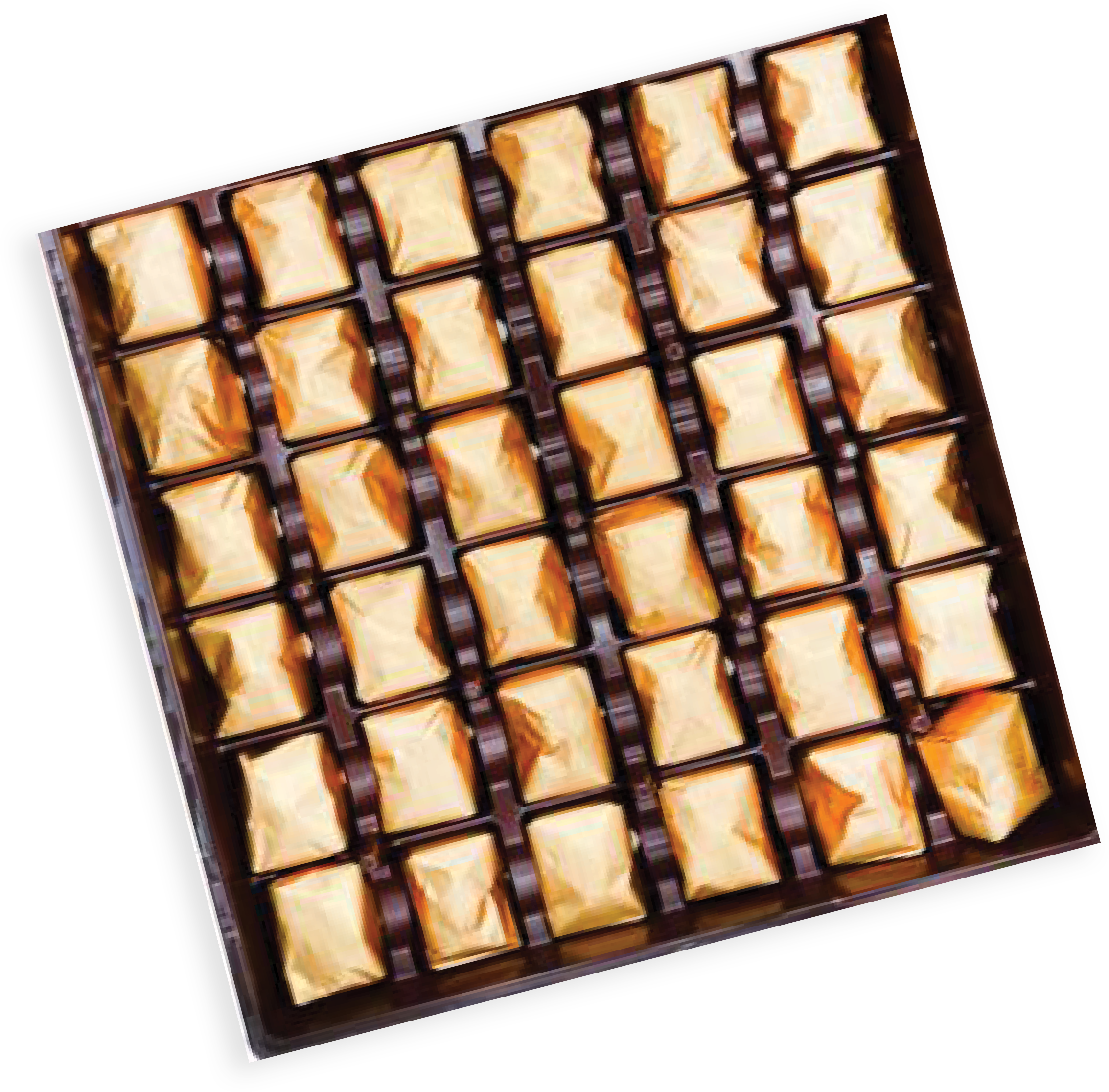 72 marrons glacés pliés or bio Vrac