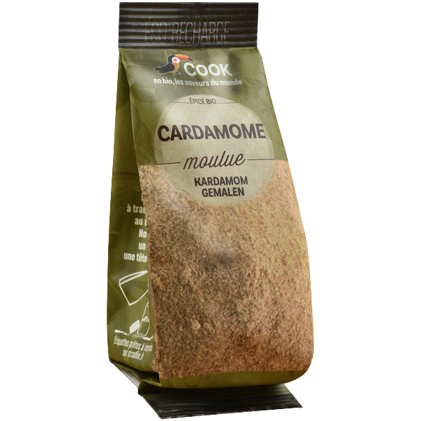 Cardamome en poudre bio (éco recharge) - 35g