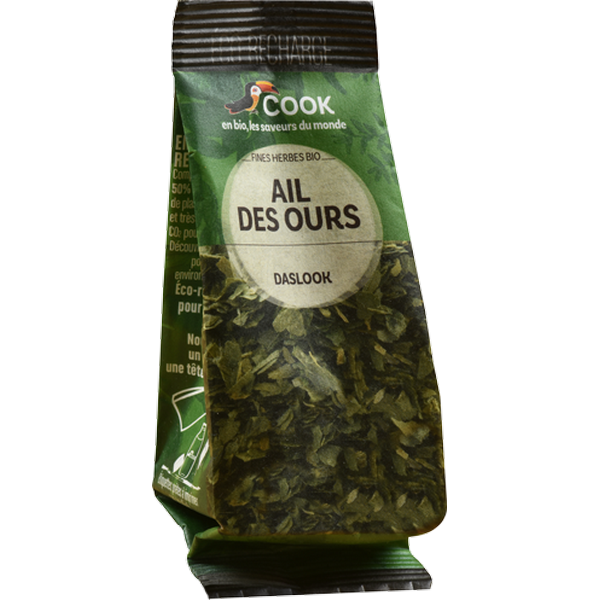 Ail des ours bio coupé (éco recharge) (origine Europe) - 16g