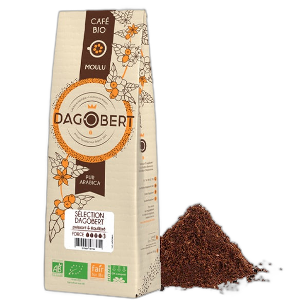 Mélange sélection 100% arabica bio fairtrade - moulu - 1 Kg
