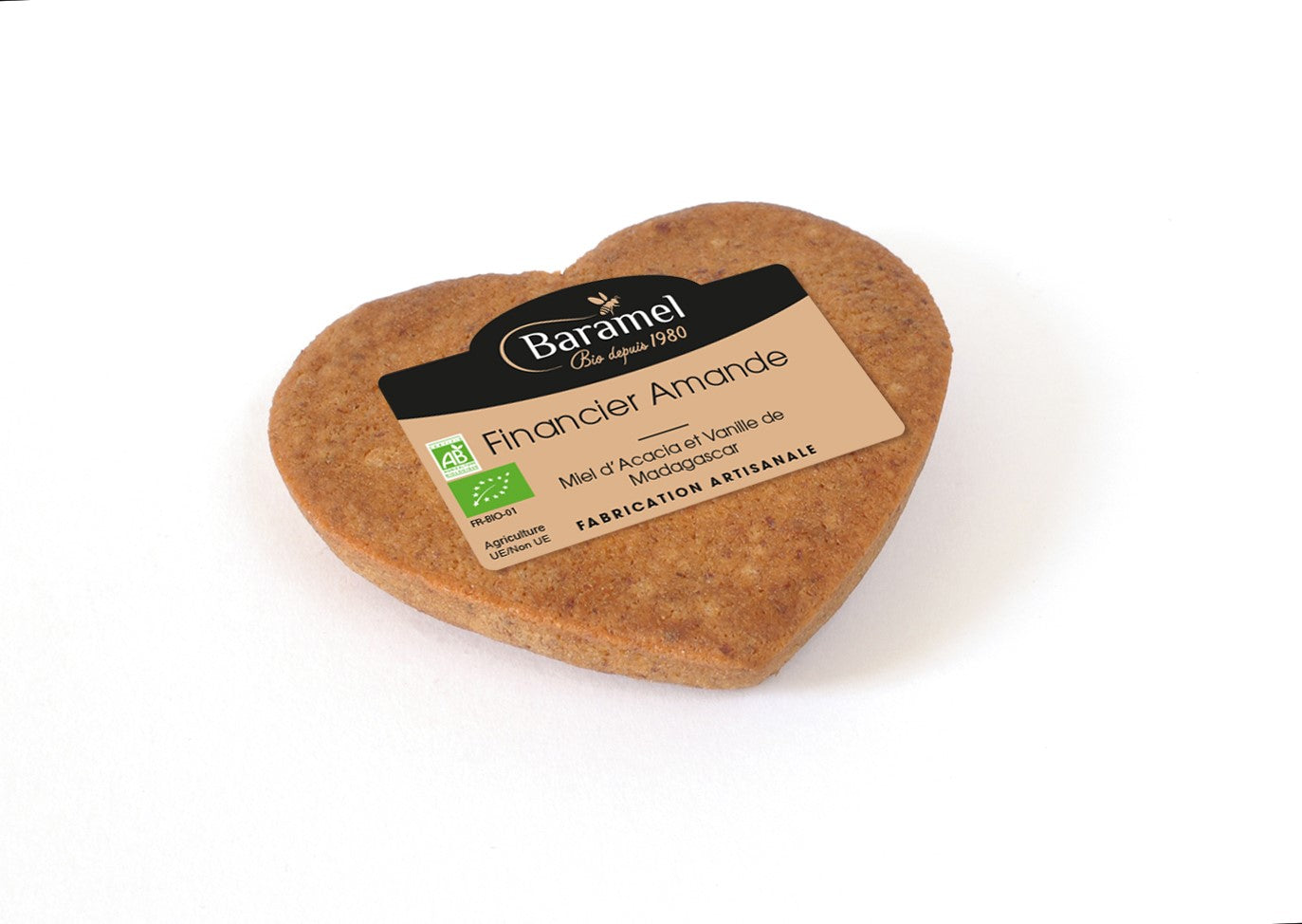 Financier aux amandes bio (naturellement sans gluten) - 60 g