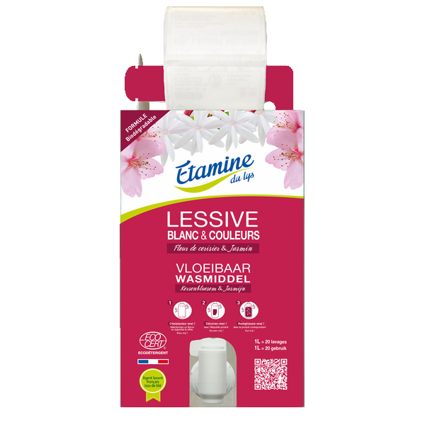 Lessive fleur de cerisier-jasmin Vrac (bib nu) - 1 kg