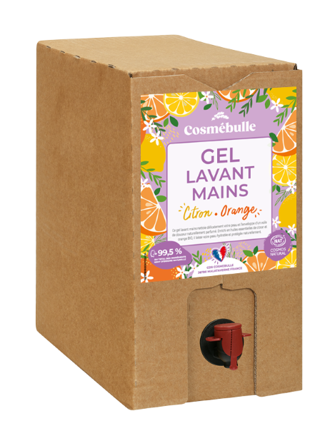 Gel lavant mains citron orange Vrac - 10 kg