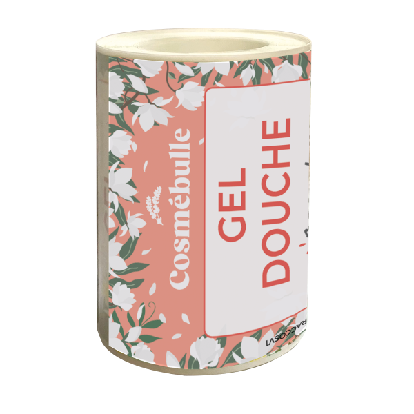 gel douche fleur de magnolia (étiquettes) - x 50