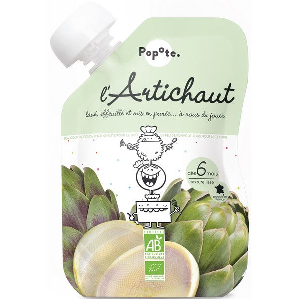 Gourde compote artichaut bio - 120 g