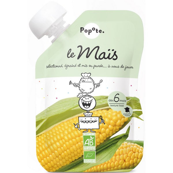 Gourde purée maïs bio - 120 g