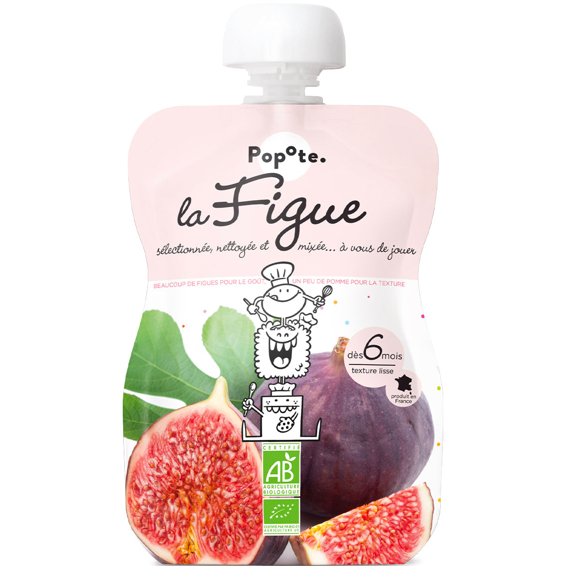 Gourde compote figue bio - 120 g