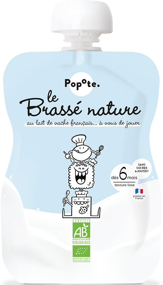 Gourde lactée brassé nature bio - 100 g
