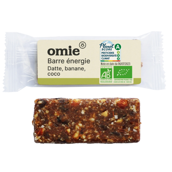 Barre énergie banane coco bio - 35 g