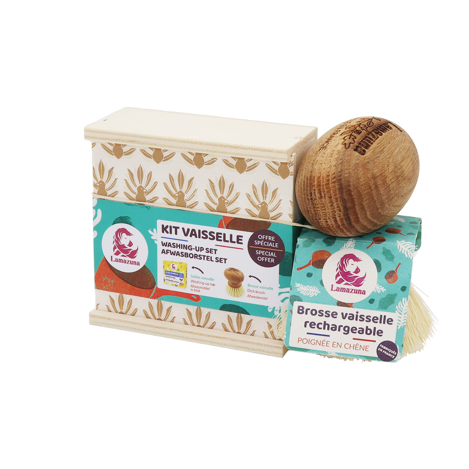 Kit vaisselle brosse vaisselle et solide vaisselle - 125 g