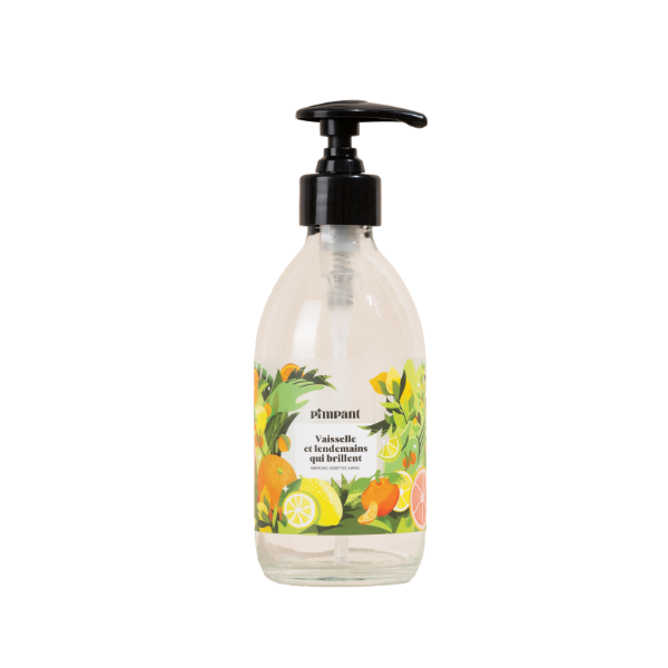Bouteille pour liquide vaisselle agrumes 250 ml - 250ml