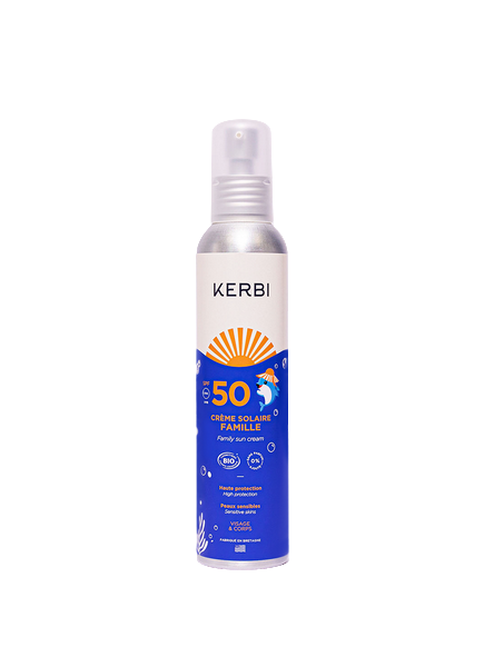 Crème solaire spf50 sans parfum (toute la famille) - 150 g