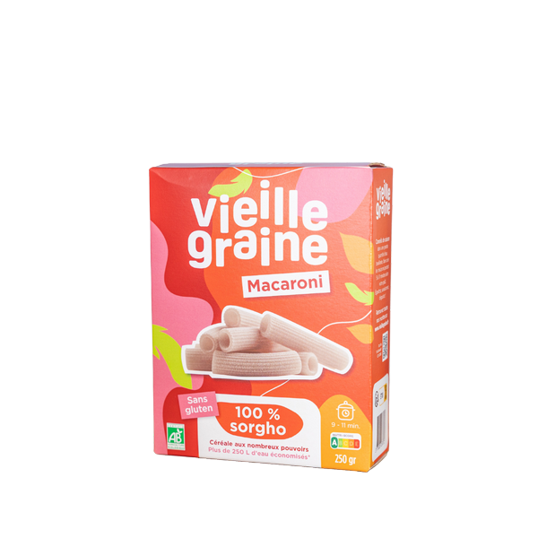 Macaroni 100% sorgho bio - 250 g