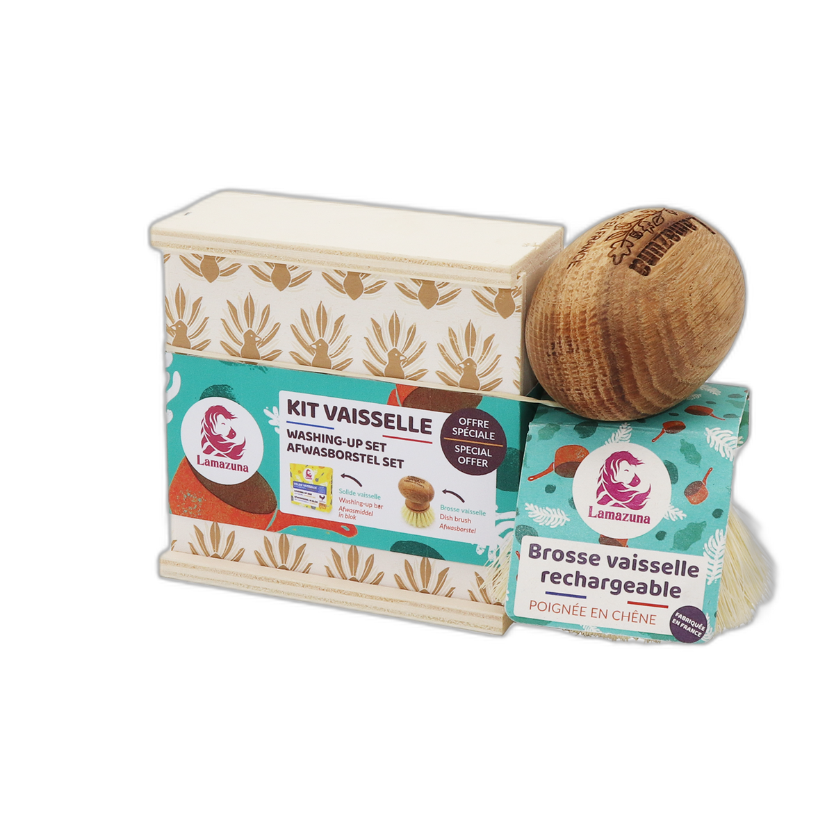 Kit vaisselle brosse vaisselle et solide vaisselle - 125 g