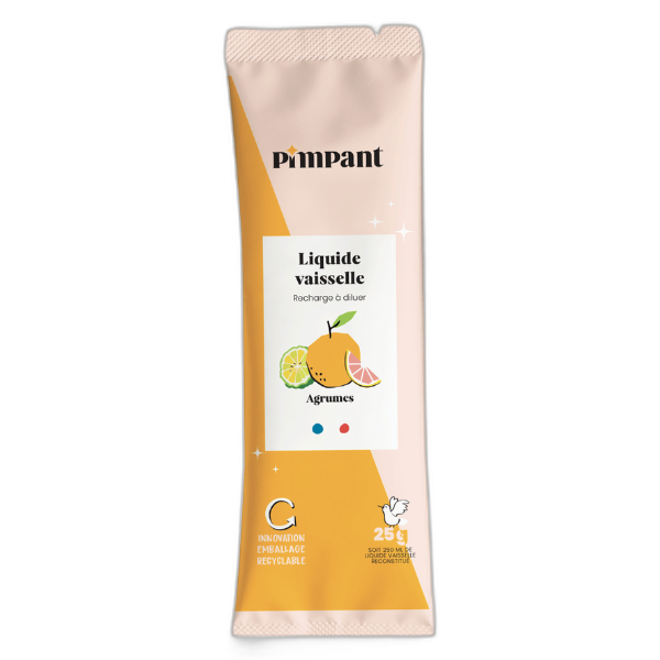 Stick recharge liquide vaisselle agrumes - 25 g