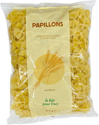 Papillons blanc origine italie - 500 g