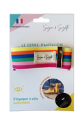 Serre pantalon arc en ciel