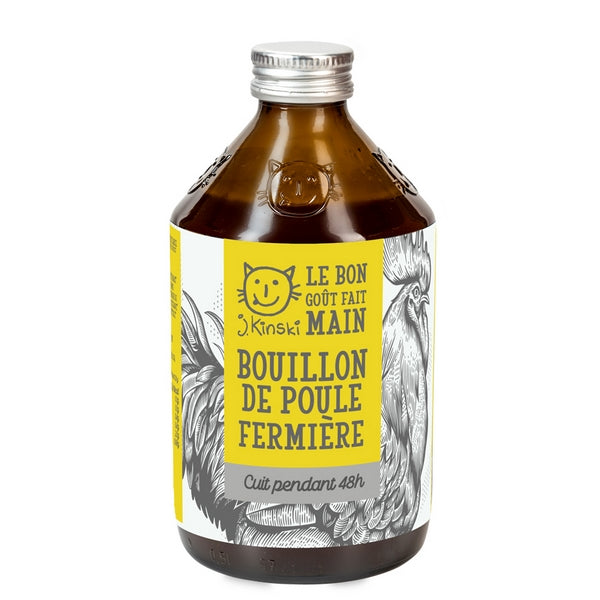 Bouillon de poules fermières bio - 525mL