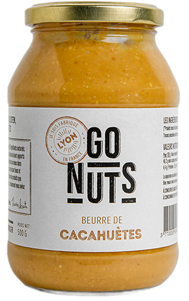 Beurre de cacahuètes bio (origine Egypte) - 500 g