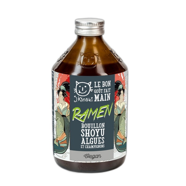 Bouillon shoyu algue champignon bio (vegan) - 525mL