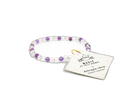 Bracelet attrape r√™ve am√©thyste, cristal et quartz