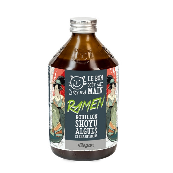 Bouillon shoyu algue champignon bio (vegan) - 525mL