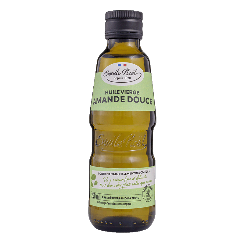 Huile vierge d'amande douce bio - 250 ml
