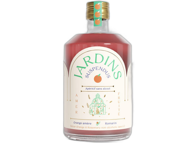 Apéritif sans alcool bio jardins suspendus (orange amère & romarin) - 70 cL