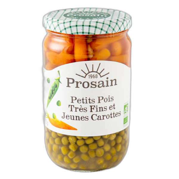 Petits pois très fins et jeunes carottes - 660 g