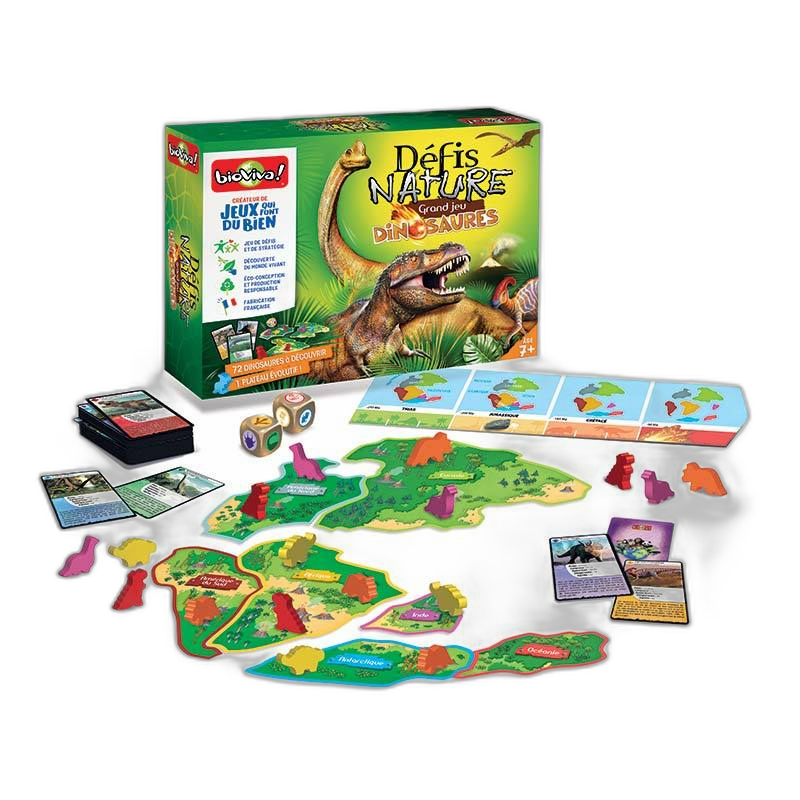 D√©fis nature grand jeu dinosaures